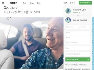Uber - Sign Up to Drive or Tap and Ride