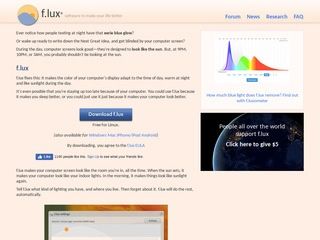 f.lux - software to make your life better