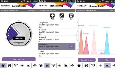 NETGEAR WiFi Analytics - check the strongest signal location at your home