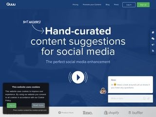 Quuu - Hand Curated Content Suggestions for Social Media
